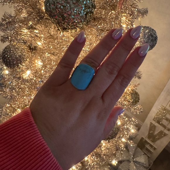 Turquoise Statement Ring - Picture 1 of 8